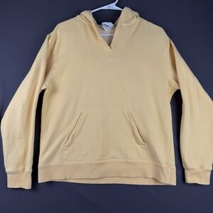 Wild Palms Rangeley Lakes Pullover Hoodie XL Beige Embroidered 80% Cotton